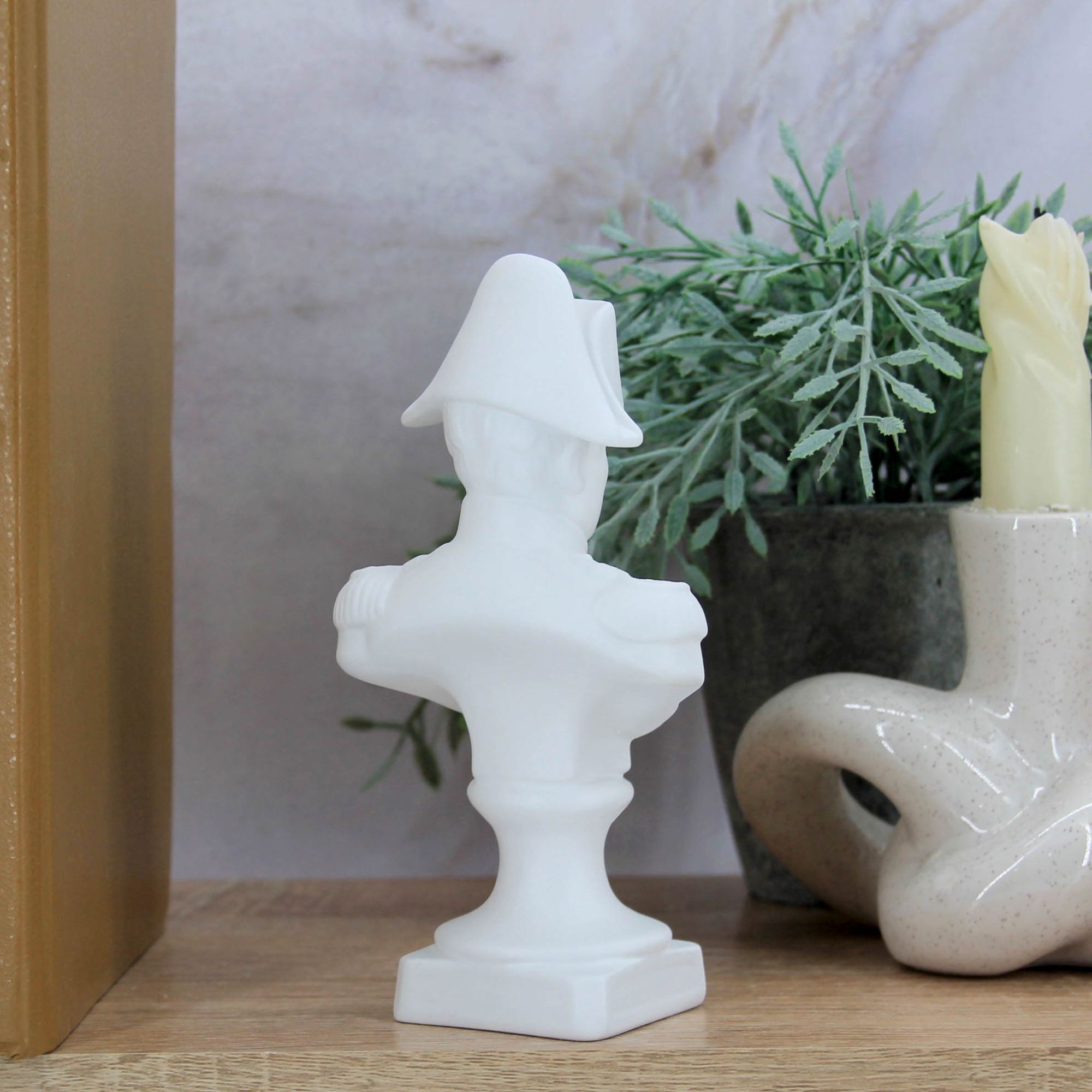 Миниатюра 4. Изделие "Статуэтка Бюст Наполеон Бонапарта", цвет белый матовый, категория "Бюсты".