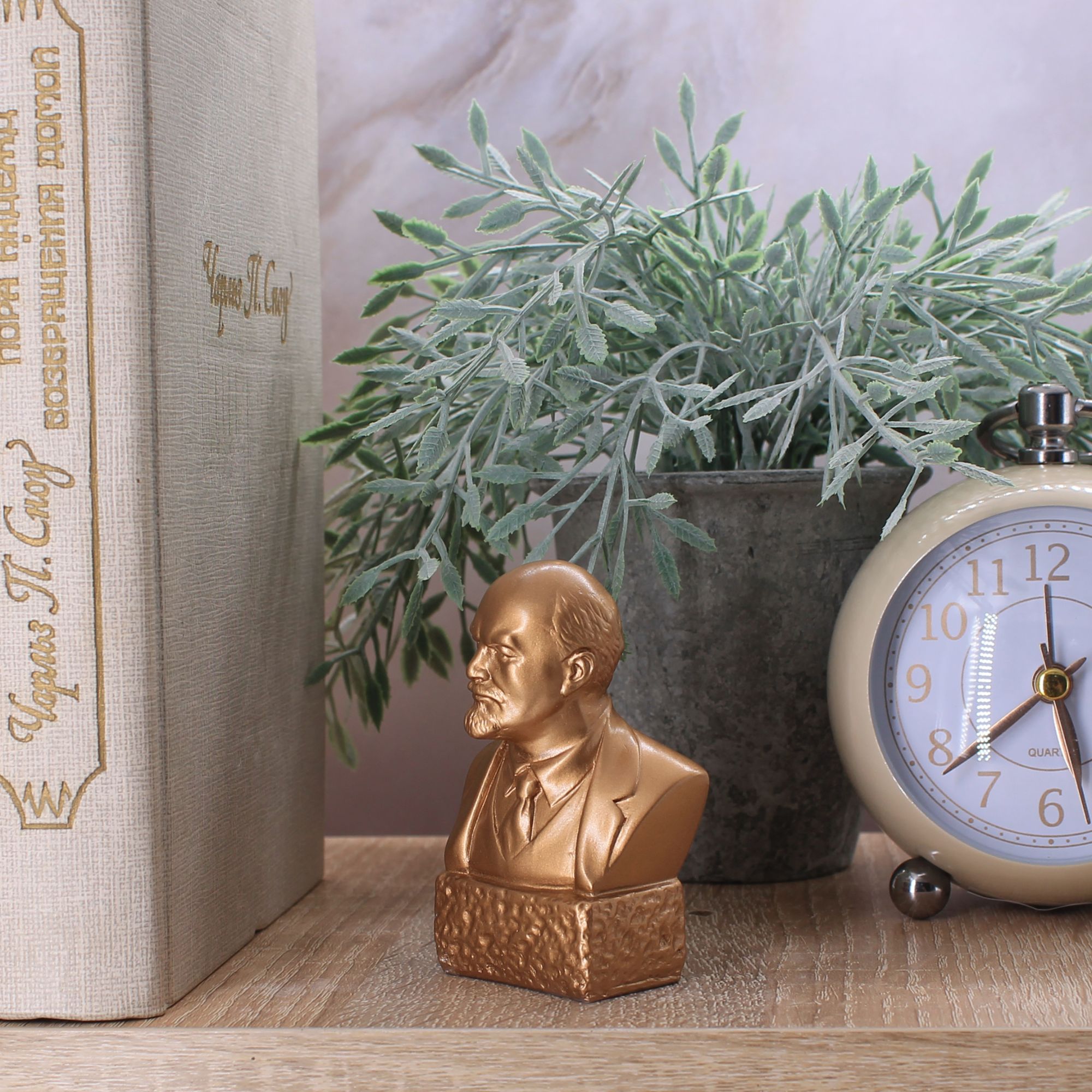 Миниатюра 3. Изделие "Статуэтка бюст В.И. Ленин малый", цвет темная бронза, категория "Бюсты".