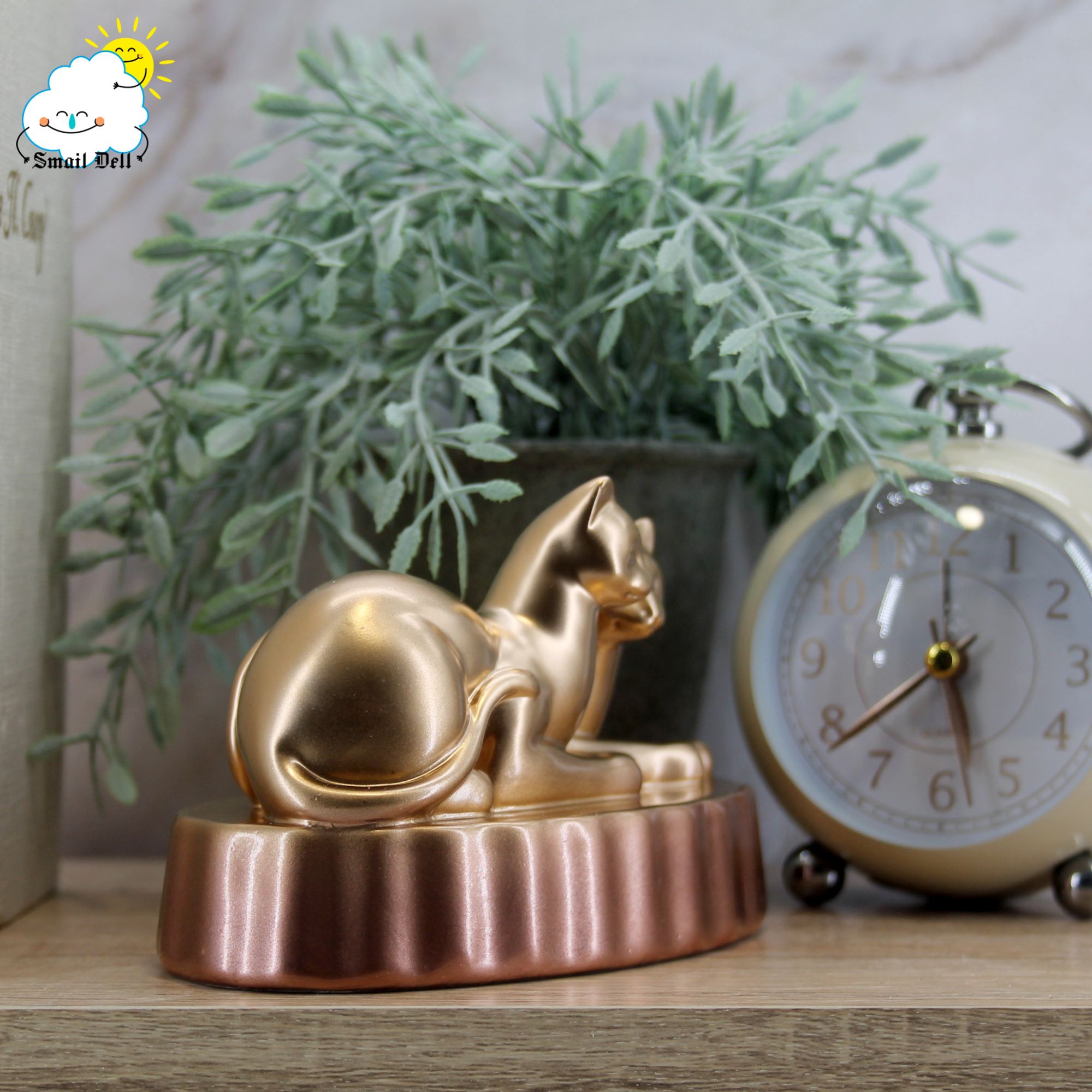 Миниатюра 3. Изделие "Статуэтка Коты влюбленные №6", цвет светлая бронза, категория "Кошки".