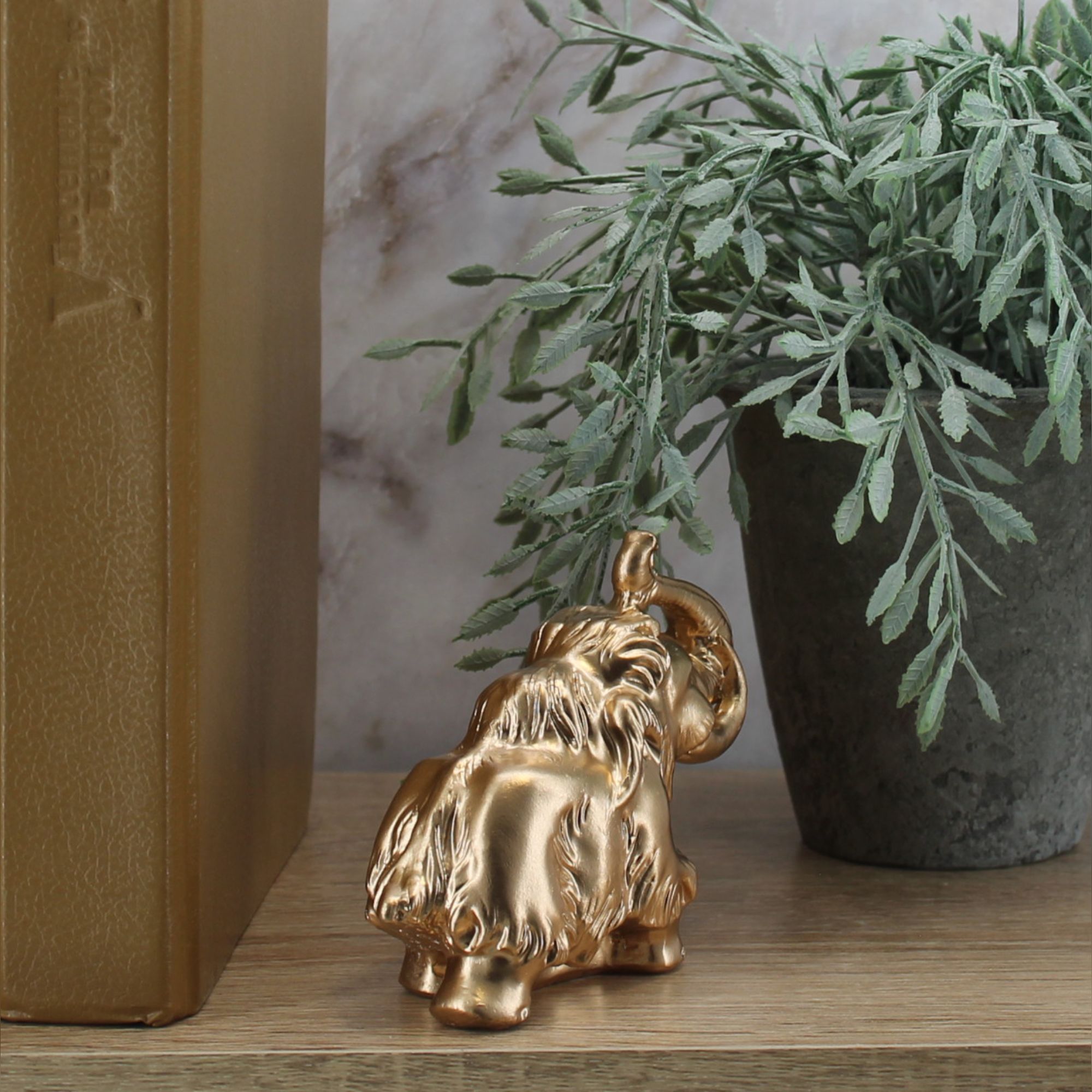 Миниатюра 6. Изделие "Статуэтка Мамонт", цвет светлая бронза, категория "Миниатюры".