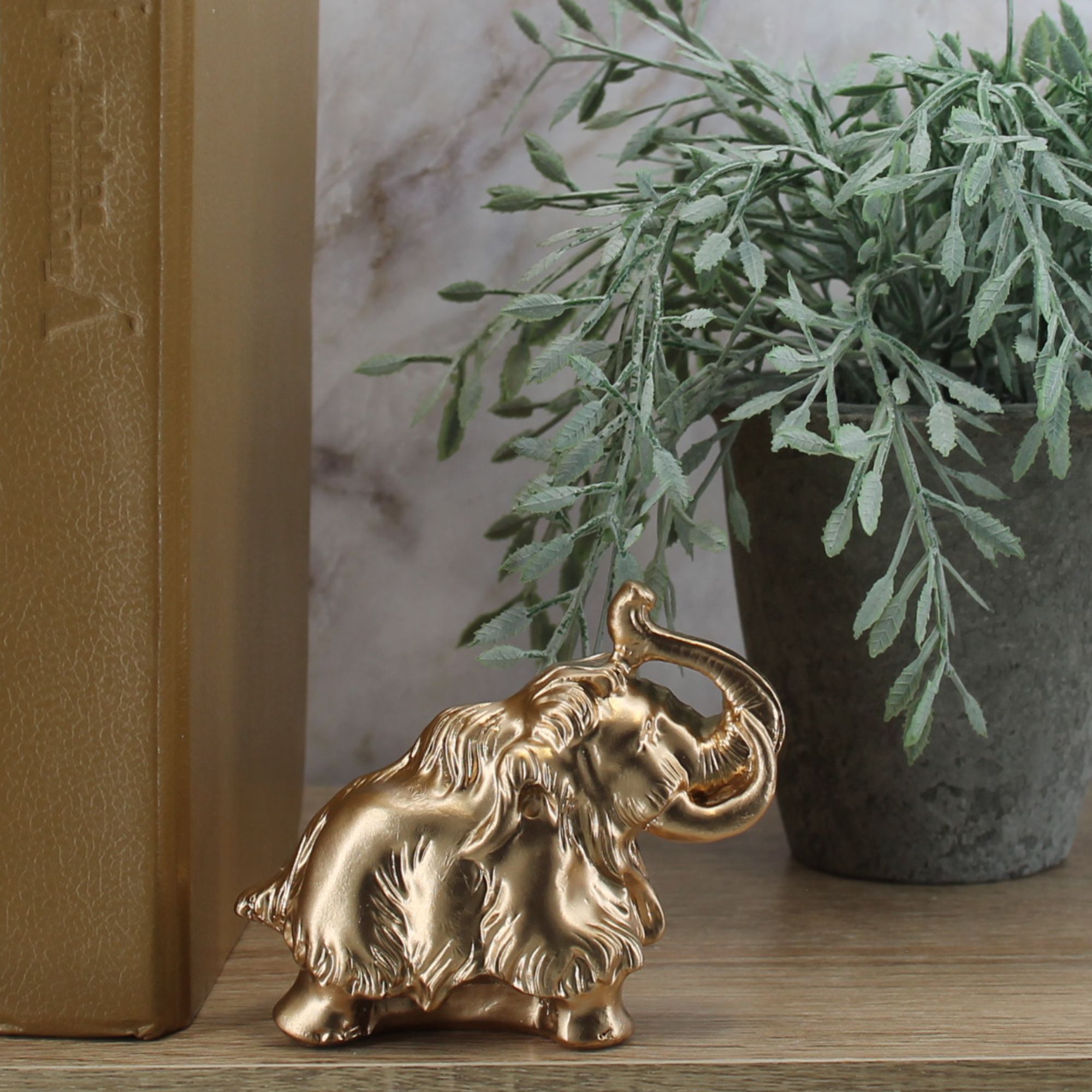 Миниатюра 1. Изделие "Статуэтка Мамонт", цвет светлая бронза, категория "Миниатюры".