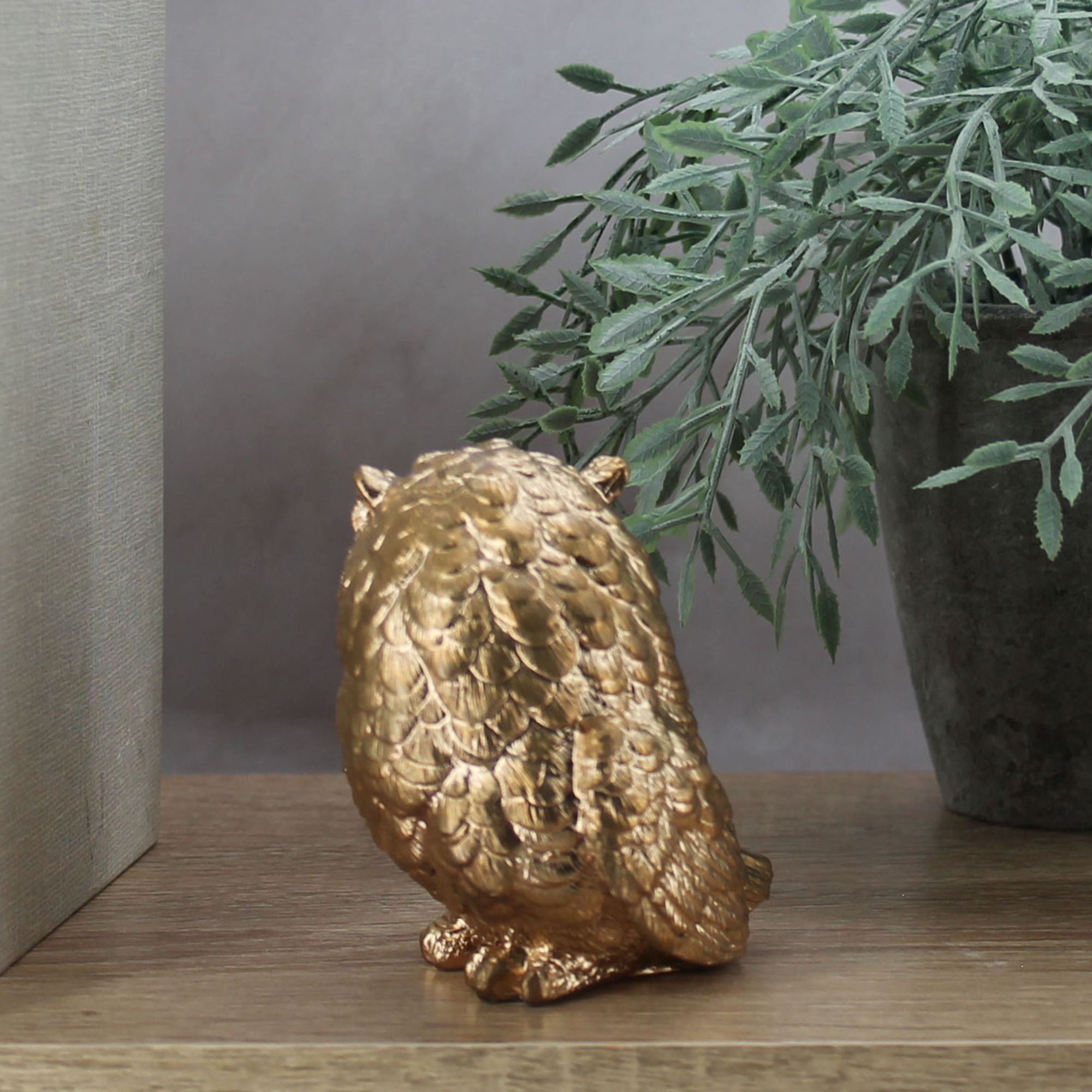 Миниатюра 6. Изделие "Статуэтка Сова малая", цвет светлая бронза, категория "Миниатюры".