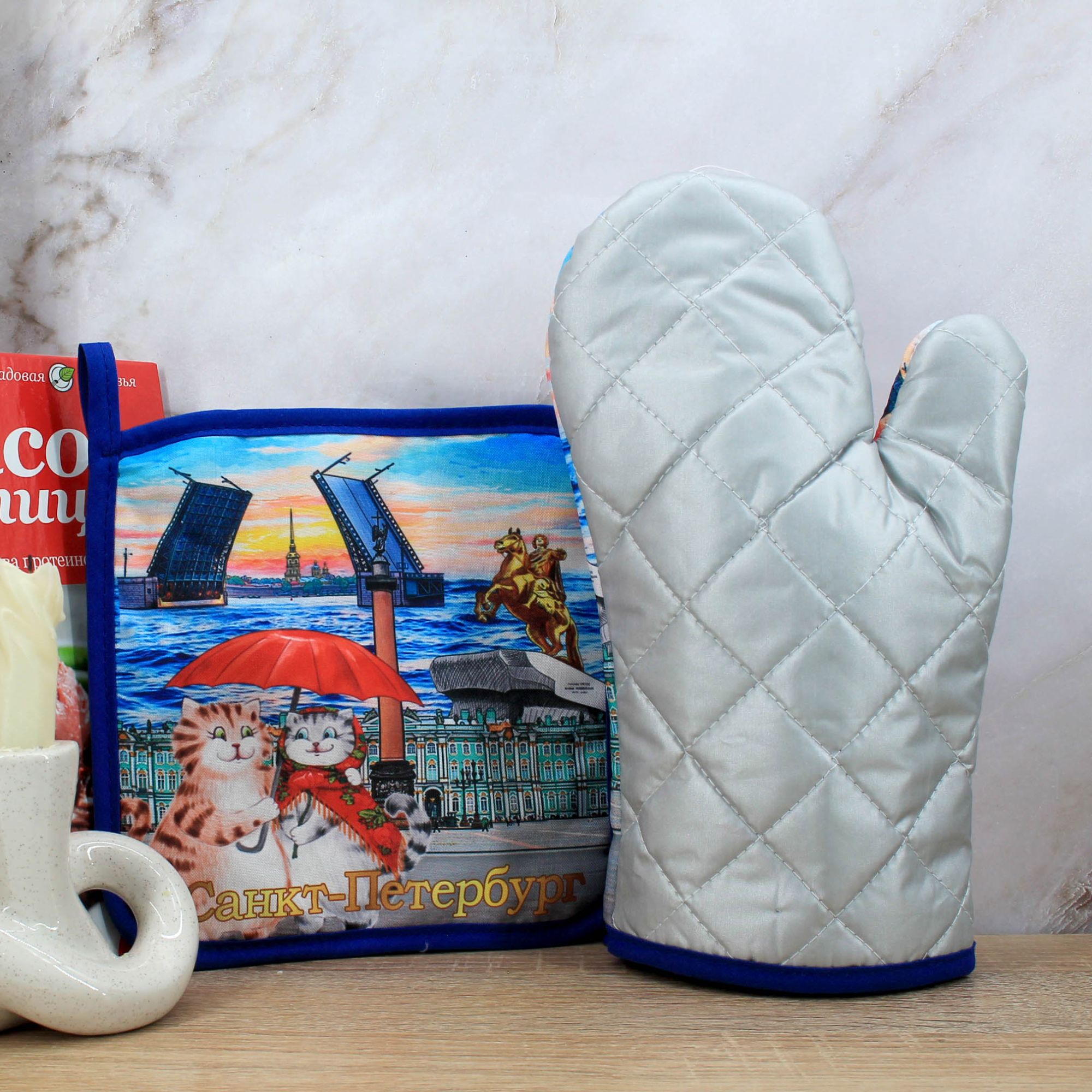 Миниатюра 3. Изделие "Сувенир прихватки " Санкт-Петербург " № 2", цвет без цветов, категория "Сопутствующие товары".