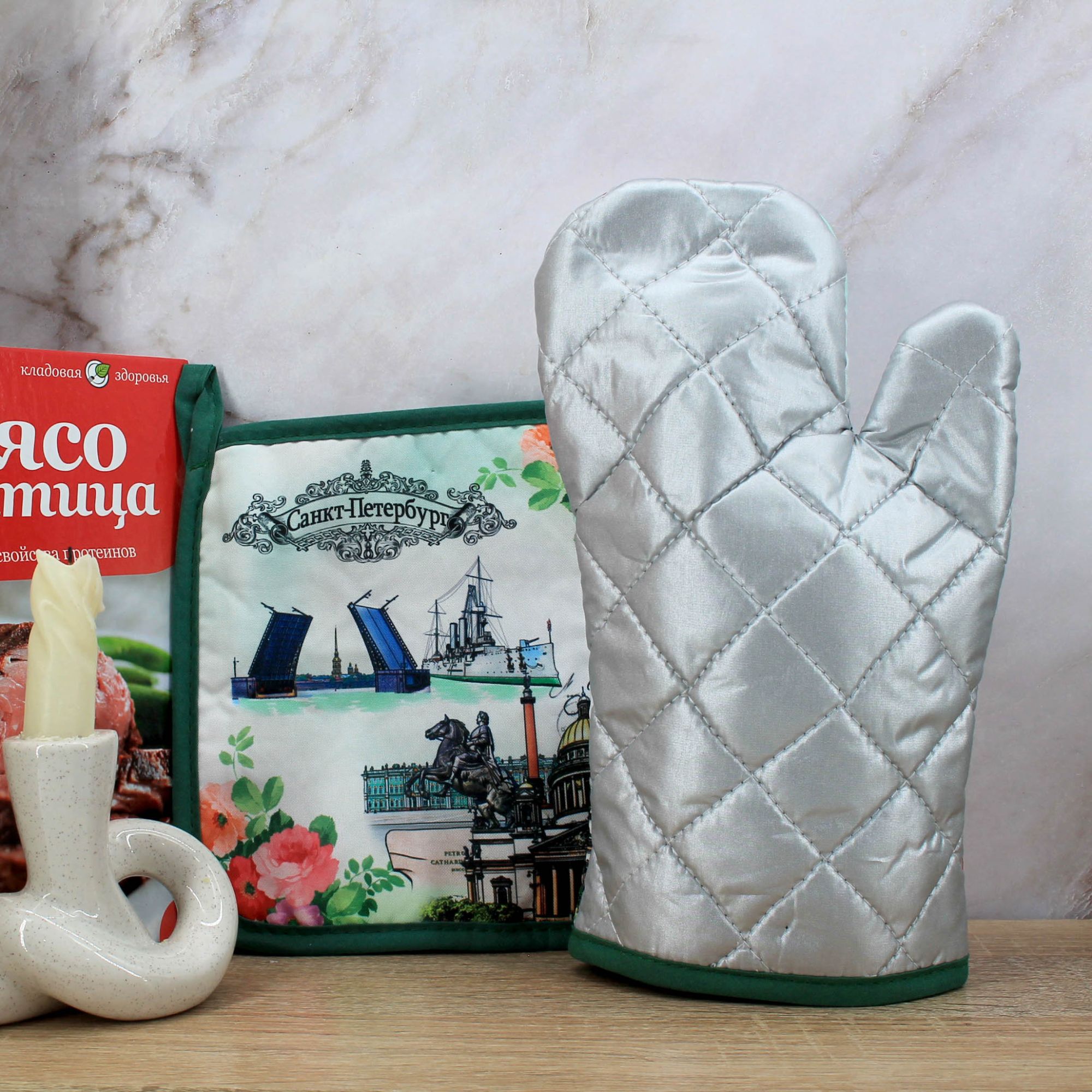 Миниатюра 2. Изделие "Сувенир прихватки " Санкт-Петербург "  № 7", цвет без цветов, категория "Сопутствующие товары".