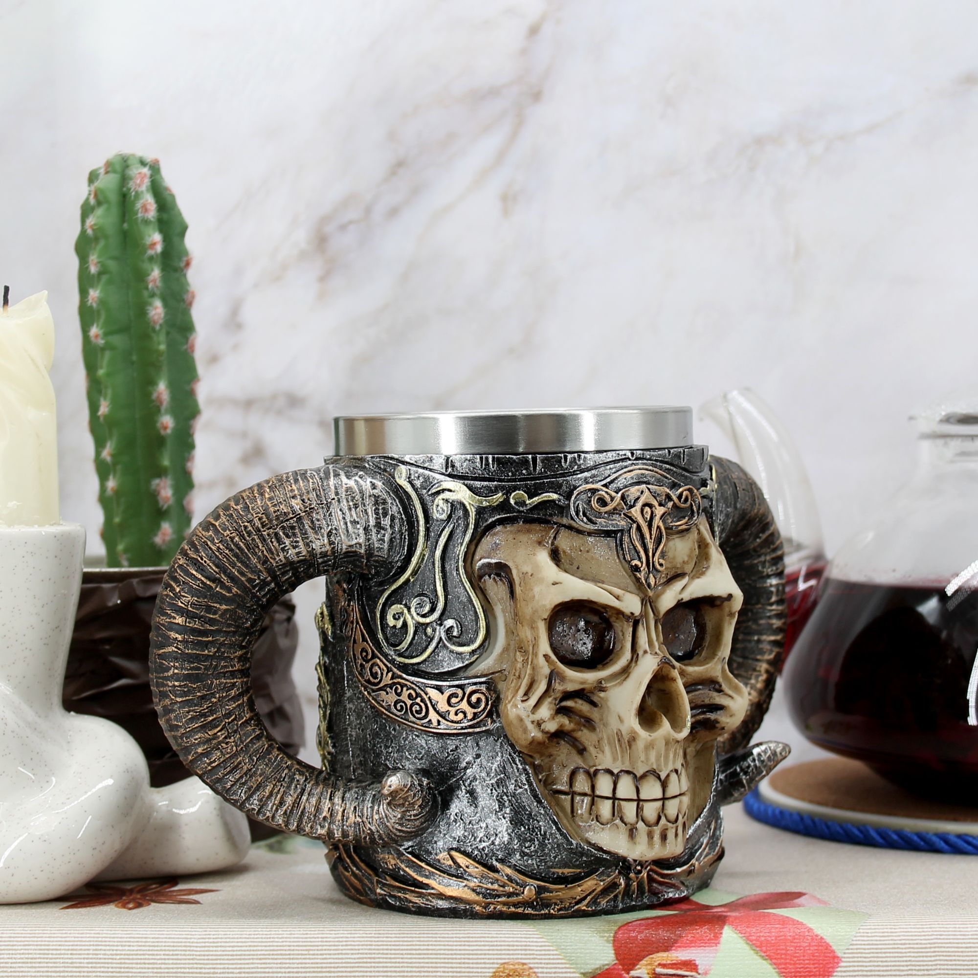 Миниатюра 2. Изделие "Сувенирная Кружка Пират-Викинг", цвет без цветов, категория "Сопутствующие товары".