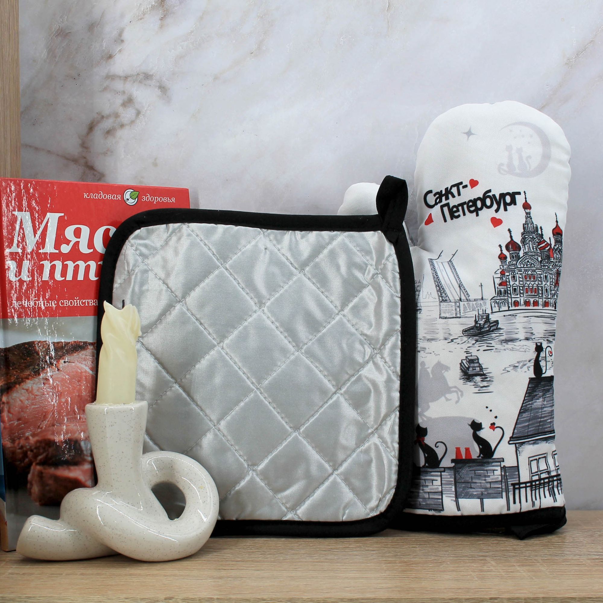 Миниатюра 4. Изделие "Сувенирные прихватки " Санкт-Петербург "  № 1", цвет без цветов, категория "Сопутствующие товары".