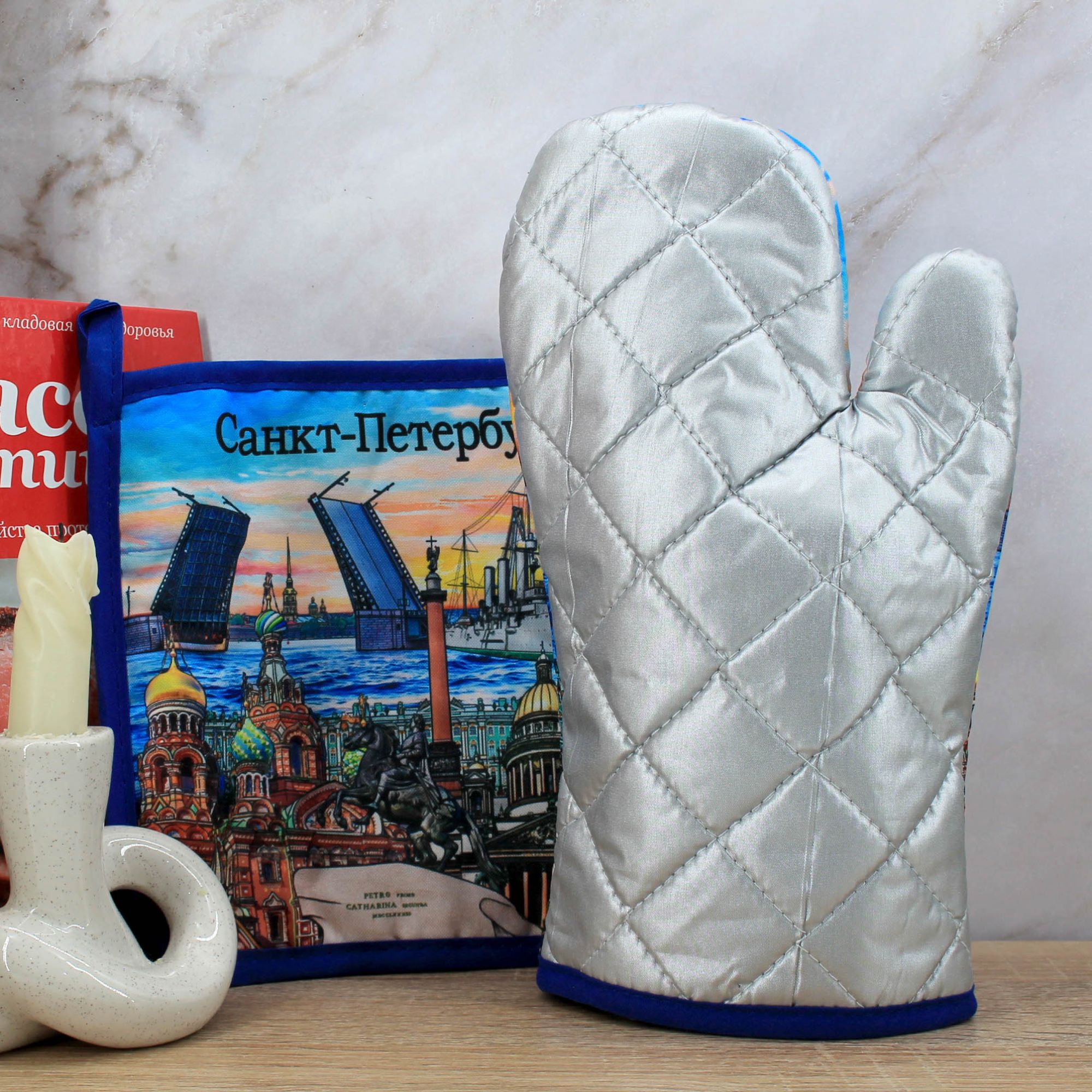 Миниатюра 2. Изделие "Сувенирные прихватки " Санкт-Петербург "  № 3", цвет без цветов, категория "Сопутствующие товары".