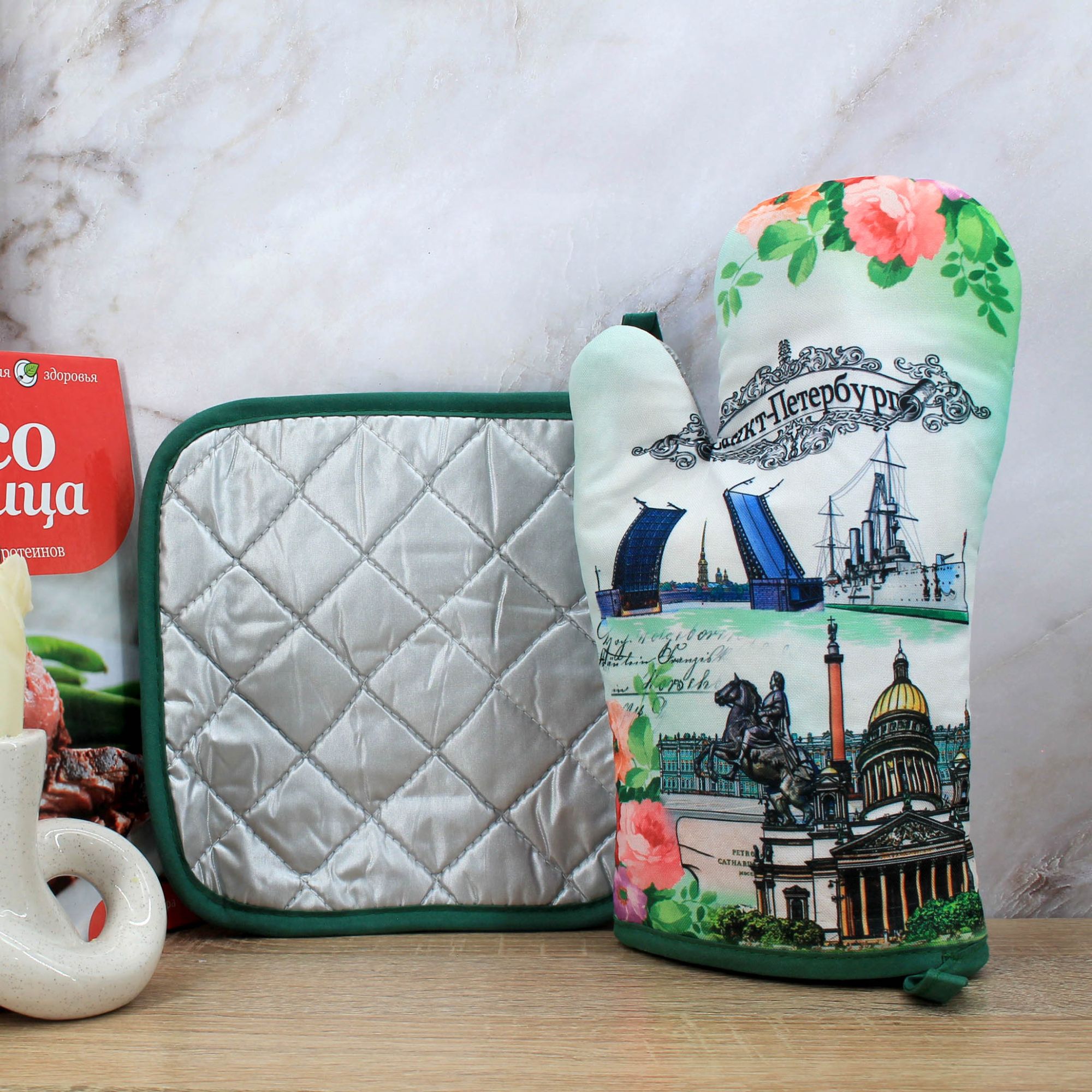 Миниатюра 3. Изделие "Сувенирные прихватки " Санкт-Петербург "  № 7", цвет без цветов, категория "Сопутствующие товары".